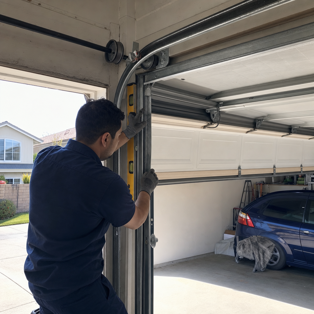 Single Car Door Installation